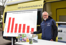 Harald Gülzow vertritt den Verein VSR-Gewässerschutz