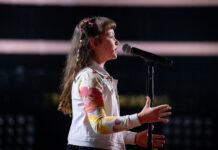 Sofia aus dem Muldental ist Kandidatin bei "The Voice Kids". Foto: Joyn, Claudius Pflug