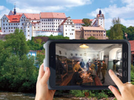 Der neue virtuelle Rundgang im Schloss Colditz wird von den Besuchern gut angenommen. Foto: Sylvio Dittric