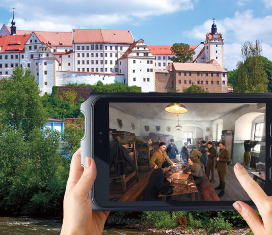 Der neue virtuelle Rundgang im Schloss Colditz wird von den Besuchern gut angenommen. Foto: Sylvio Dittric