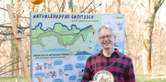 Steffen Meißner freut sich über das gelungene Gemeinschaftspro- jekt. Foto: PM