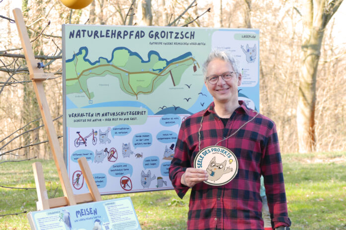 Steffen Mei&szlig;ner freut sich &uuml;ber das gelungene Gemeinschaftspro- jekt. Foto: PM