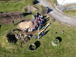 Den Grundsch&uuml;lern wurde erkl&auml;rt, was ein Sandarium ist. Foto: Daniel Gro&szlig;e/R&ouml;sl