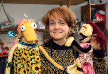 Luise Wonneberger in ihrem Atelier in Leipzig. Foto: André Kempner