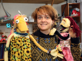 Luise Wonneberger in ihrem Atelier in Leipzig. Foto: Andr&eacute; Kempner