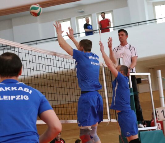 Neben Wandern und Tischtennis steht gerade der Volleyball bei Makkabi Leipzig sportlich im Blickpunkt. Foto: Makkabi Leipzig / Vladimir Teitelman