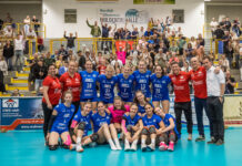 Das letzte Spiel der Saison gewannen die ESA Volleys zwar nicht, aber die Stimmung in der Muldentalhalle war trotzdem bestens. Foto: Memofotografie