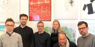 Dieses Leipziger Team hatte den Denkmalswettbewerb gewonnen (von links): Tobias Eußner, Dirk Lämmel, Alexej Kolyschkow, Bea Mayer, Michael Grzesiak und Clemens Zirkelbach. Foto: ZILA