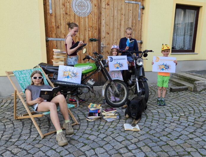 Jede Menge Lesestoff gibt es beim Buchsommer Kitzscher. Foto: privat