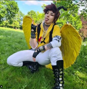 Hier cosplayt Jaxx die Figur Adam, ebenfalls aus der Serie "Hazbin Hotel". Foto: aerith_cos