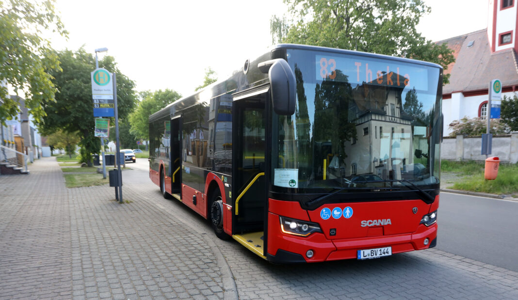 LVB Buslinie 83 in Plau§ig Busse und Bahnen sind beliebt in Leipzig – mit wachsender Tendenz: Dies zeigt die aktuellen Zahlen 2024 der Leipziger Gruppe.. Foto: André Kempner