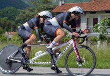 Die Leipzigerin Jenny Hofmann vom SC DHfK mit der sehbehinderten Parasportlerin Johanna Recktenwald Foto: privat