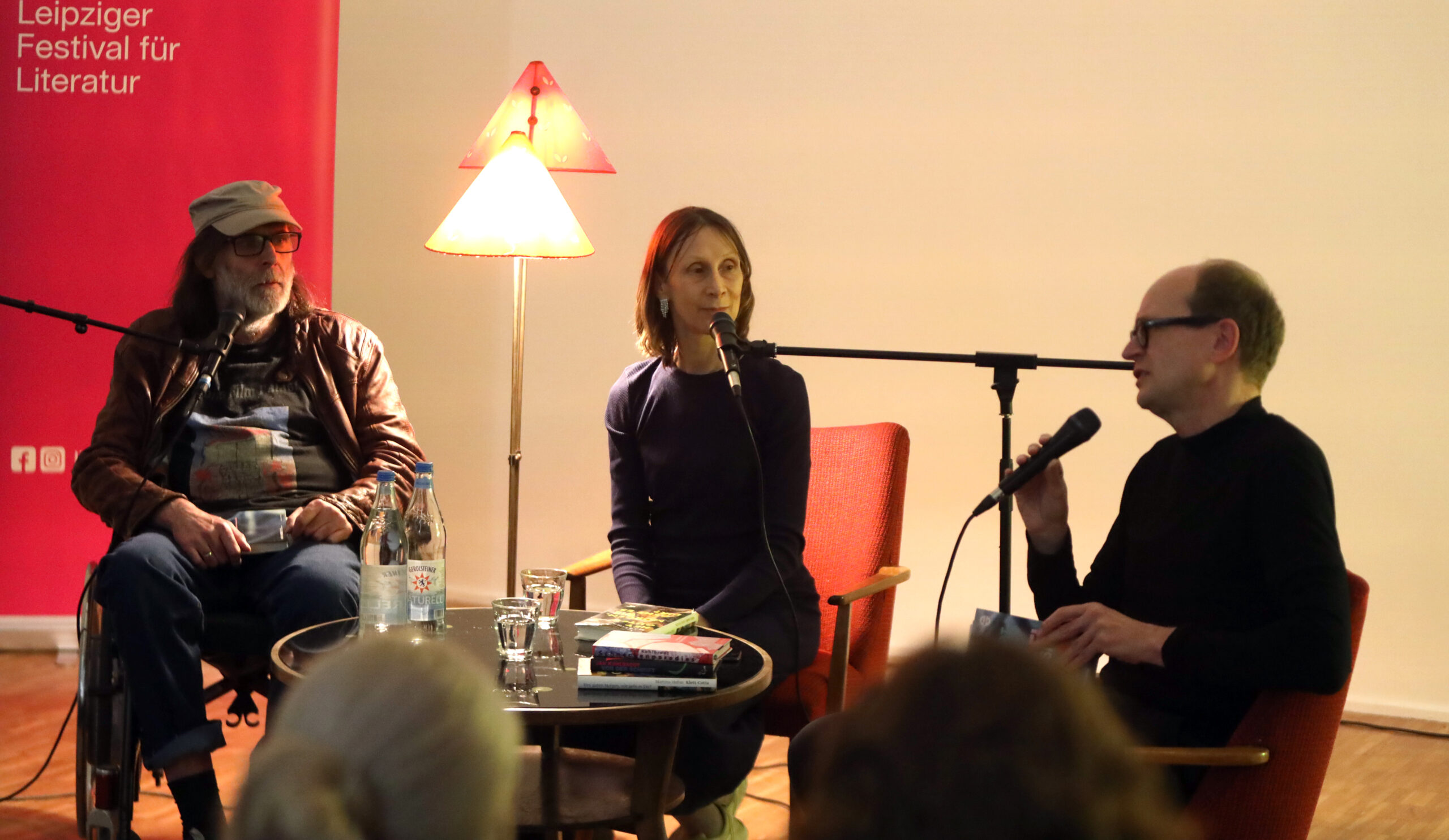 Festival Literarischer Herbst 2024 in Leipzig: Auf der Lesung war Martina Hefter mit Jan Kuhlbrodt in der GFZK in Leipzig. Foto: André Kempner