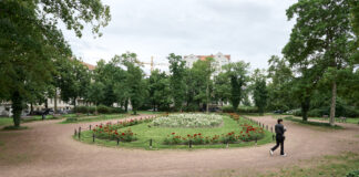 Der Stephanieplatz in Reudnitz an der Dresdner Straße soll für Millionen saniert werden. Foto: Felix Posner