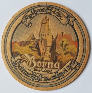 Ein Bierdeckel von Rother-Bräuaus dem Jahre 1938. Foto: privat