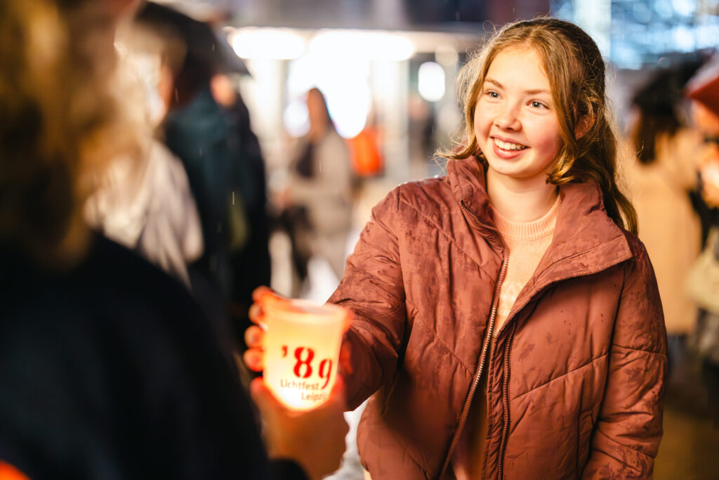 Leipzig leuchtet wieder am Donnerstag, 9. Oktober: Dabei steht das Lichtfest in diesem Jahr ganz im Zeichen des Einheits- und Freiheitsdenkmals auf dem Wilhelm-Leuschner-Platz - der Grundstein wird feierlich gelegt. Foto: Philipp Kirschner 