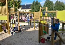 Die neuen Spielgeräte auf dem Spielplatz Selka erfreuen sich großer Beliebtheit. Foto: PM
