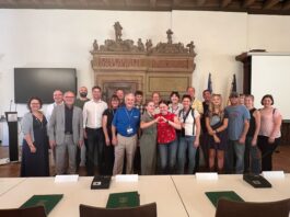 Die Delegation aus Hickory schaute auch im Altenburger Rathaus vorbei. Foto: Franziska Ebert