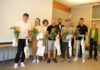 Bekamen jetzt ihr Abschlusszeugnis (v.l.): Paul Schneider (Wassergut Canitz),Linus Dirk Reichenbach (Agrargesellschaft Bad Lausick), Vincent Gall (Landwirtschaftsbetrieb Wehner), Elisa Kolossa (Agrargenossenschaft Nischwitz), Florian Schumacher (Saat-Gut Plaußig Voges). Foto: Landkreis Leipzig