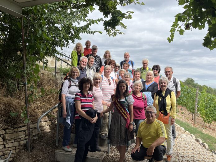 01.08_.2025_Genusswanderung_an_der_Saale_Bad_D__rrenberg-_Wei__enfels_Burgwerbener_Herzogsberg_ Die Abteilung Wandern beim ESV Delitzsch hat zum Beispiel eine Genusswan- derung an der Saale von Bad Dürrenberg nach Weißenfels unter- nommen. Foto: privat