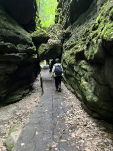 Die Wanderabteilung unternimmt auch Wanderung in ganz Sachsen. So ging es schon entlang des Malerweges. Foto: privat
