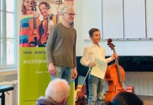 Anton Dietze beim conTakt-junior Wettbewerb, Foto: privat