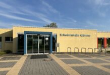 Schwimmhalle in Grimma soll im November wieder öffnen Die Schwimmhalle Grimma soll im November wieder geöffnet werden. Foto: Lea Heidel