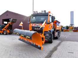 Nordsachsens Winterdienst ist startklar, so auch in der Stra&szlig;enmeisterei Eilenburg. Foto: Alexander Bley/Landratsamt Nordsachsen