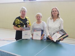 Rita Goldschmidt (v.l.), Kerstin Guth und Kerstin Ossenkopp. Foto: privat