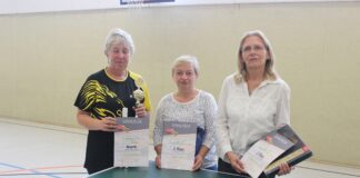 Rita Goldschmidt (v.l.), Kerstin Guth und Kerstin Ossenkopp. Foto: privat