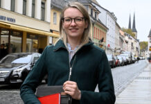 Grimma hat eine neue Netzwerkerin für die Altstadt Lisa Krause ist die Ansprechpartnerin für all jene, die in der Altstadt leben, arbeiten oder die diversen Freizeit-Angebote nutzen. Foto: Thomas Kube
