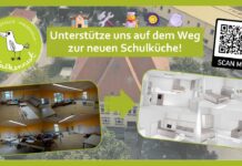 Die Freie Grundschule Falkennest in Wiesenena will per Cowdfunding eine neue Schulküche finanzieren. Logo: Grundschule