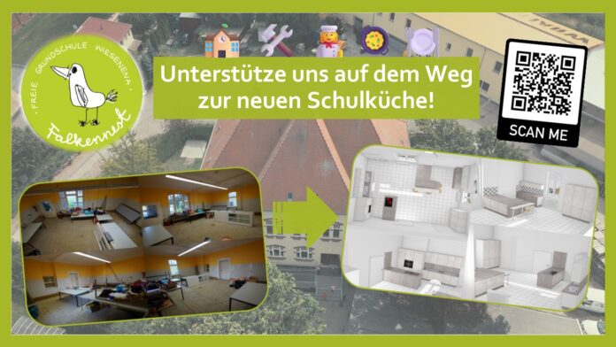 Thumbnail_You_Tube Die Freie Grundschule Falkennest in Wiesenena will per Cowdfunding eine neue Schulküche finanzieren. Logo: Grundschule