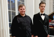 Erfolgreich in Dresden: Johannes Rudolph (l.) und Karl Seyffarth von der Musikschule Altenburger Land. Foto: Familie Seyffarth