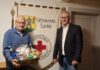 Dieter Patzig und Michael Fleck, Vorsitzender des DRK in Lucka. Foto: DRK