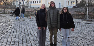 Delitzschs T&uuml;rmerskinder Belana Alexia Schwabe, Erik-Johannes Hammer und Lea Marie John