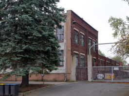 Ansicht vom Grundst&uuml;ck des ehemaligen KZ-Au&szlig;enlager Hasag in der Kamenzer Stra&szlig;e 12 in Leipzig. Foto: Andr&eacute; Kempner