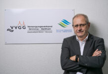 Lutz Kunath, Gesch&auml;ftsf&uuml;hrer des Versorgungsverbandes Grimma-Geithain und der Kommunale Wasserwerke Grimma-Geithain GmbH, ist jetzt in den Ruhestand gegangen. Foto: Heiko Rebsch