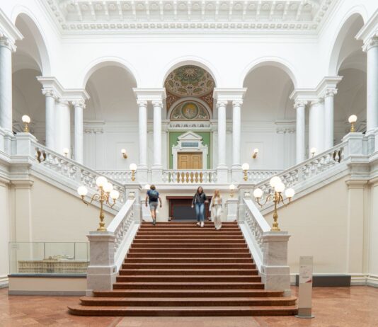 Sie ist einfach die Sch&ouml;nste im Land: Die Universit&auml;tsbibliothek Albertina Leipzig wurde in diesen Ta- gen geehrt. Foto: Thomas Kademann/Universit&auml;tsbibliothek Leipzig