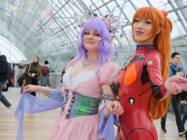 Klar, die Buchmesse wird wieder bunt &ndash; wie hier im vergangenen Jahr mit Michaela als Fantasy Fee(l.) und Christina als Asuka: Die Phan- tastik-Genres spielen auch 2026 eine gro&szlig;e Rolle im Messe-Programm. Foto: Wolfgang Sens