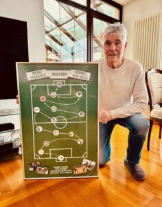 Ein Mann und seine Fu&szlig;ball-Stationen: Frank Engel dribbelte in seiner Trainer-Karriere einmal quer &uuml;ber das Feld von Leutzsch bis zum DFB. Foto: Lars Preu&szlig;er