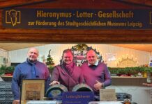 Die Lotteraner um Eric Buchmann (M.) haben sich f&uuml;r das Jubil&auml;umsjahr eine Menge vorgenommen. Foto: Hieronymus-Lotter-Gesellschaft