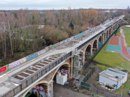 Was f&uuml;r ein Projekt: Auch das Viadukt Sellerhausen wird in die Ge- staltung vom Parkbogen Ost einbezogen &ndash; dazu kommen ein Gar- tenpark, f&uuml;r den es nun eine F&ouml;rderung gibt. Foto: Andr&eacute; Kempner