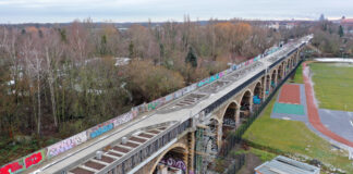 Parkbogen Ost bekommt Förderung über vier Millionen Euro Was für ein Projekt: Auch das Viadukt Sellerhausen wird in die Ge- staltung vom Parkbogen Ost einbezogen – dazu kommen ein Gar- tenpark, für den es nun eine Förderung gibt. Foto: André Kempner