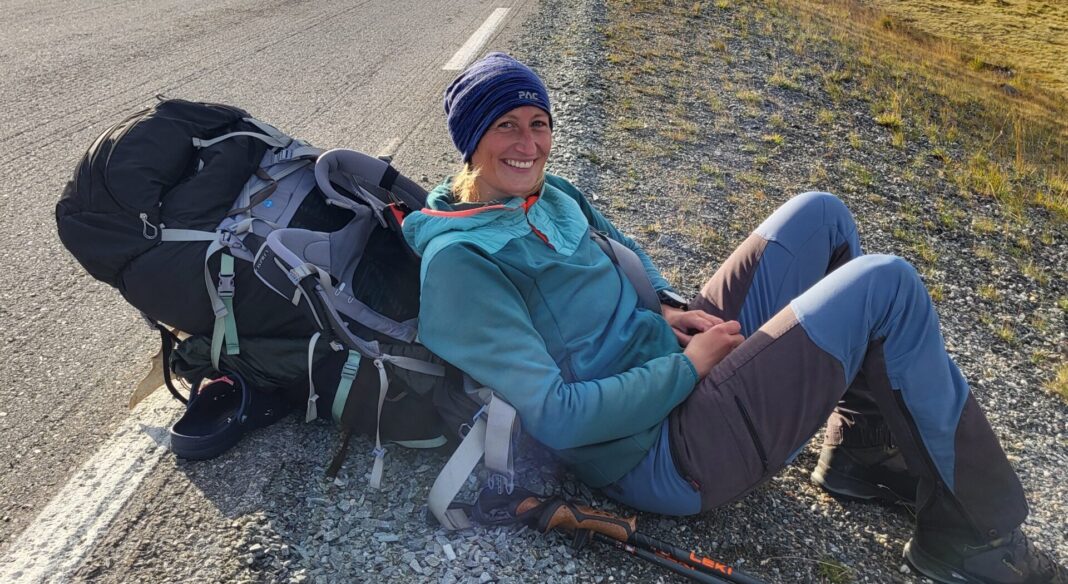 Auf gro&szlig;er Tour: Jessika Klatt auf ihrem Abenteuer durch Norwegen. Foto: privat