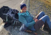 Auf gro&szlig;er Tour: Jessika Klatt auf ihrem Abenteuer durch Norwegen. Foto: privat
