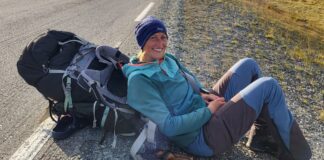Auf gro&szlig;er Tour: Jessika Klatt auf ihrem Abenteuer durch Norwegen. Foto: privat