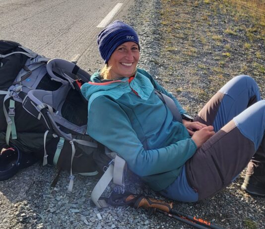 Auf gro&szlig;er Tour: Jessika Klatt auf ihrem Abenteuer durch Norwegen. Foto: privat