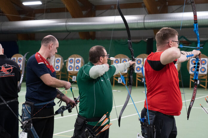 Deutsche Meisterschaften des DBSV im Bogenschie&szlig;en ohne Visier im D&ouml;belner Wel Wel. Foto: Anne Eichhorn