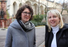 Antonia Kittel (l.) und Susann Voigt geh&ouml;ren zum Netzwerk Kinderschutz und Fr&uuml;he Hilfen. Foto: PM